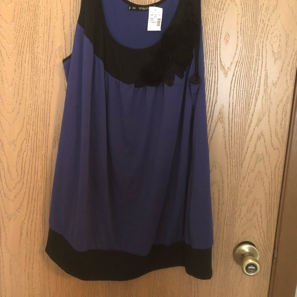 Maurice’s tank top with  rose detail. New . 3x